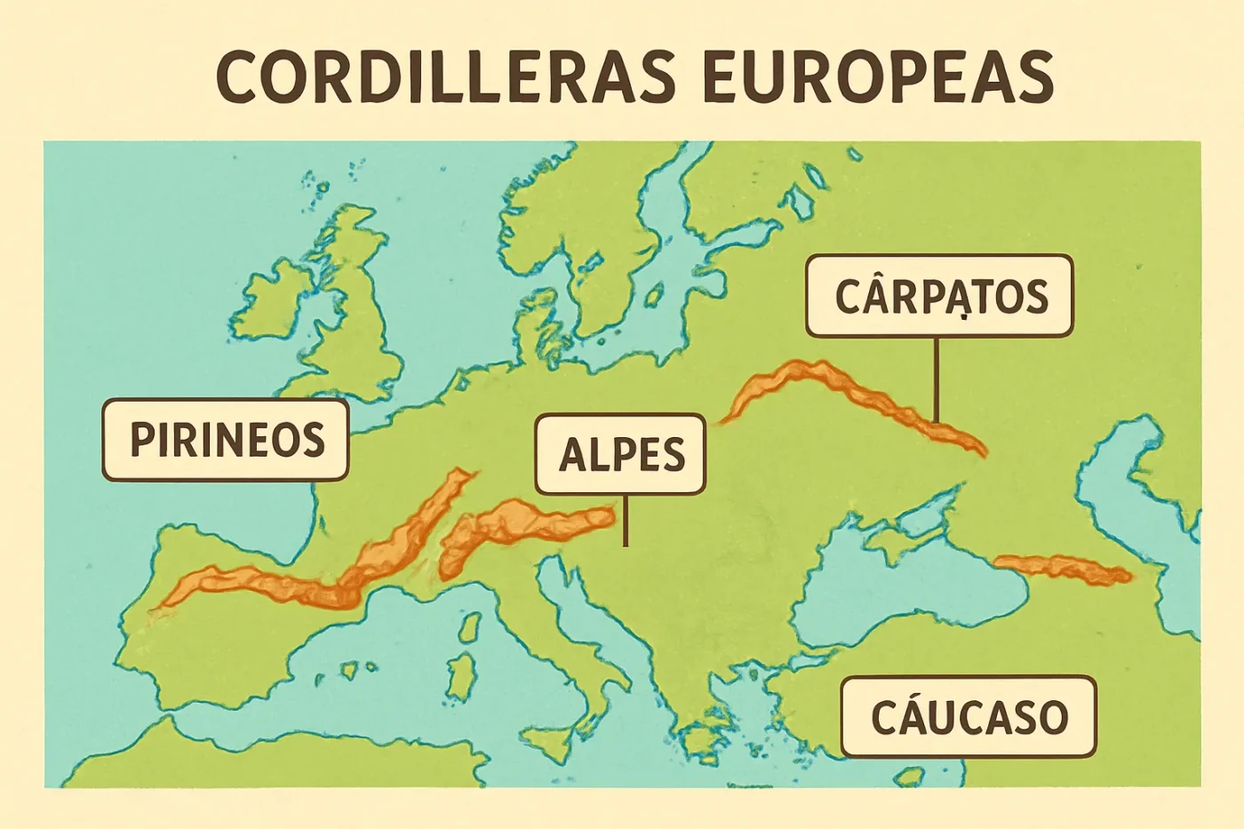 cordilleras-europeas-en-formato-educativo - Europa News 24h cordilleras europeas en formato educativo
