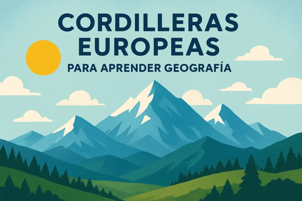 cordilleras europeas para aprender geografía