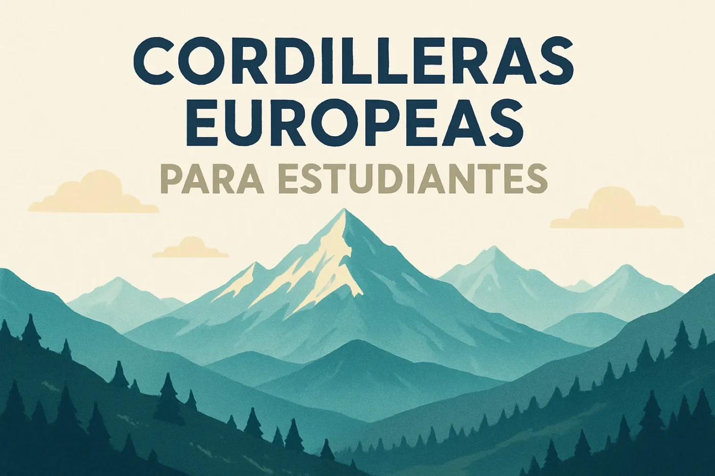 cordilleras europeas para estudiantes