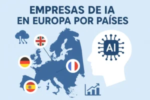 empresas de IA en Europa por países