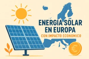 energía solar en Europa con impacto económico
