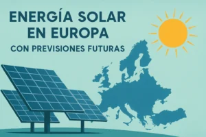 energía solar en Europa con previsiones futuras