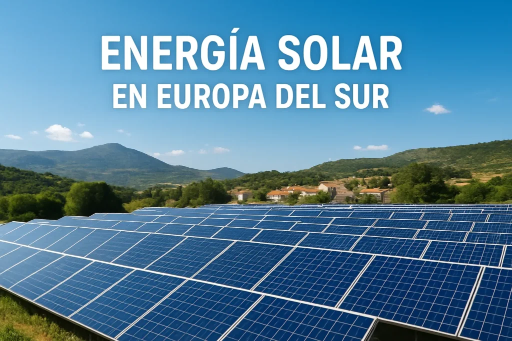 energía solar en Europa en Europa del Sur