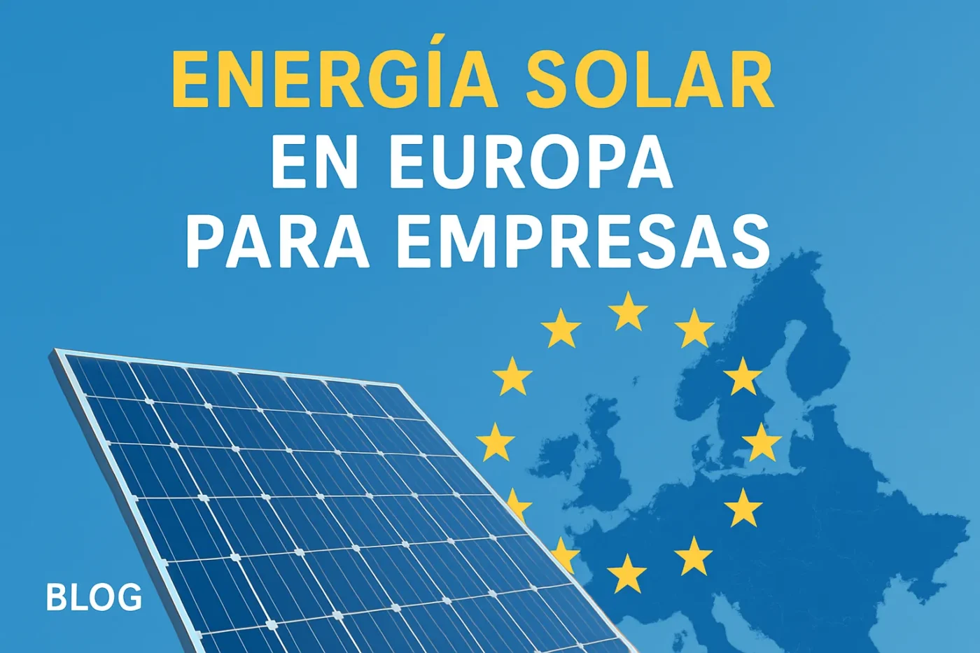 energía solar en Europa para empresas