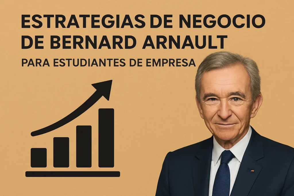 estrategias de negocio de Bernard Arnault para estudiantes de empresa