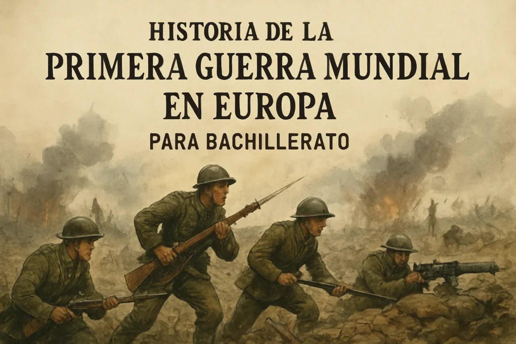 historia de la Primera Guerra Mundial en Europa para bachillerato