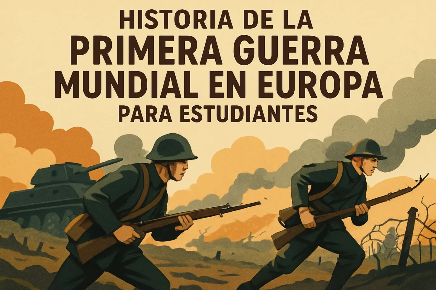 historia de la Primera Guerra Mundial en Europa para estudiantes