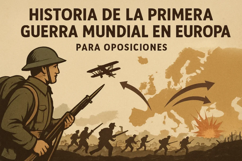 historia de la Primera Guerra Mundial en Europa para oposiciones