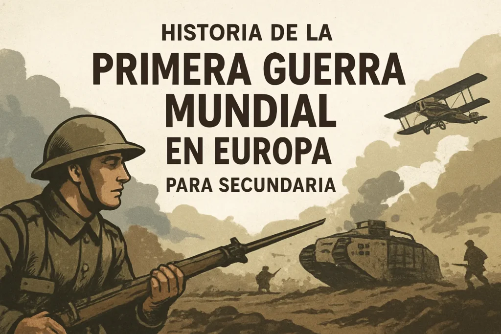 historia de la Primera Guerra Mundial en Europa para secundaria