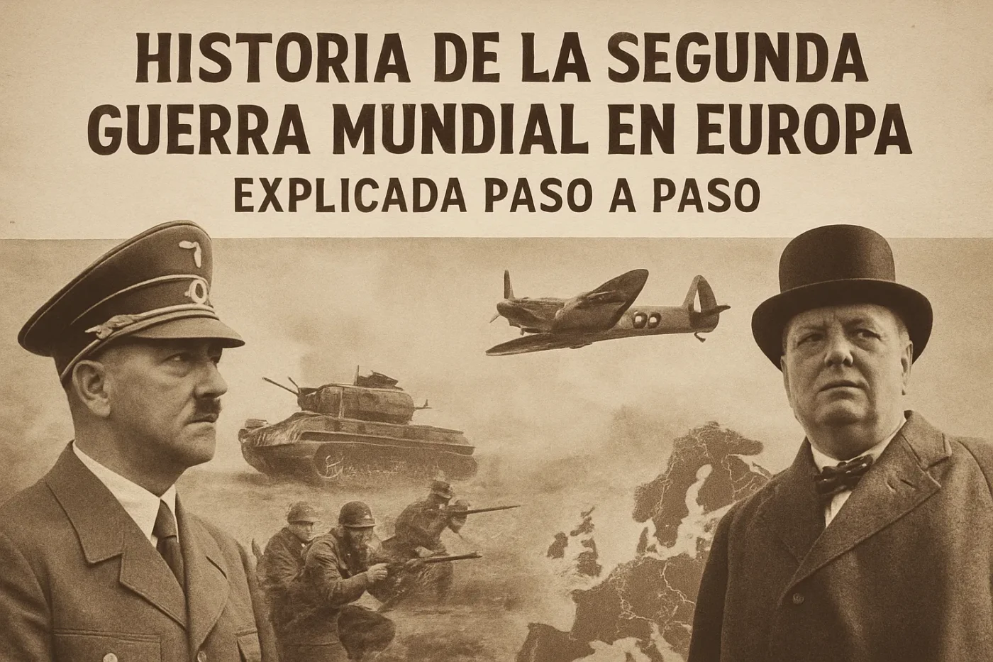historia de la Segunda Guerra Mundial en Europa explicada paso a paso