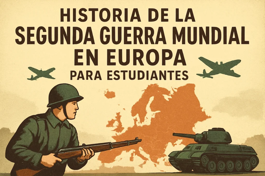 historia de la Segunda Guerra Mundial en Europa para estudiantes