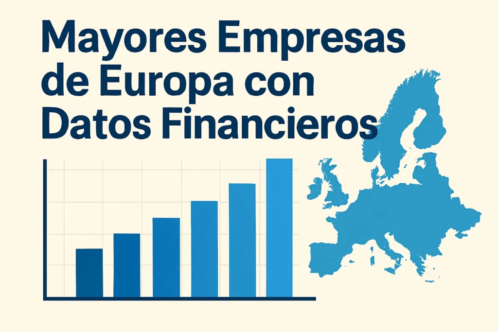 mayores empresas de Europa con datos financieros