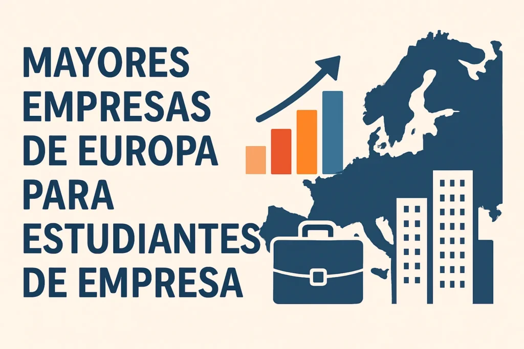 mayores empresas de Europa para estudiantes de empresa