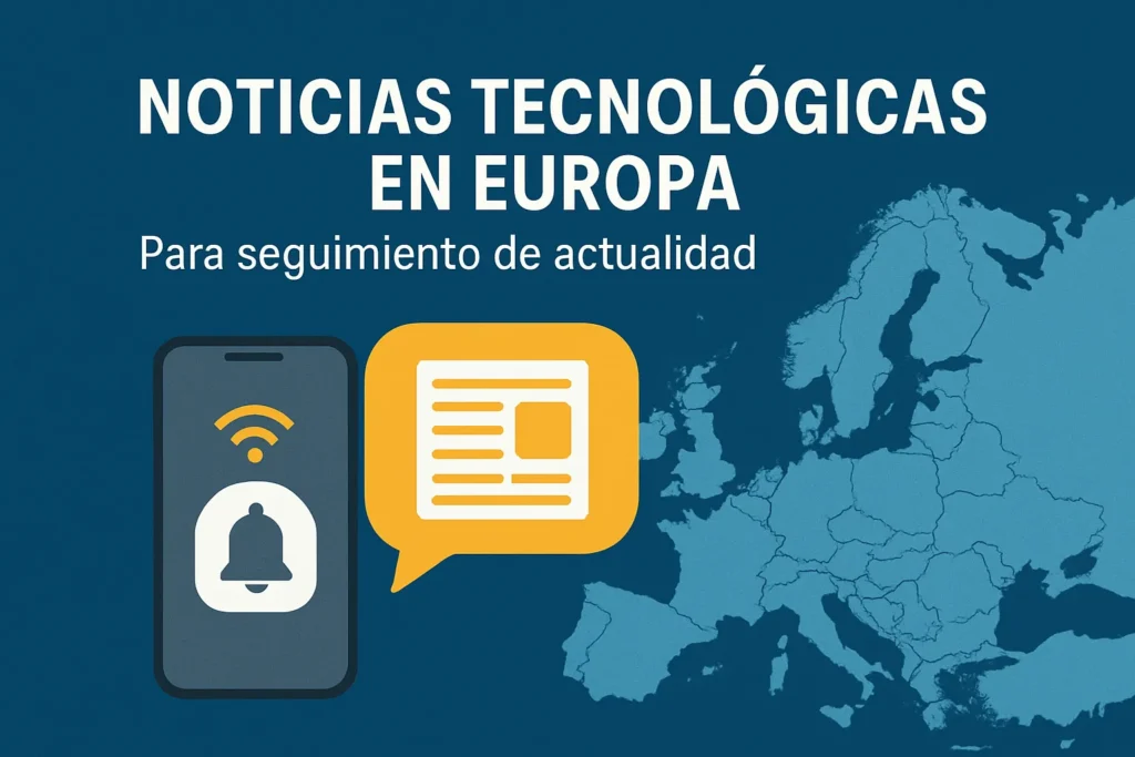 noticias tecnológicas en Europa para seguimiento de actualidad