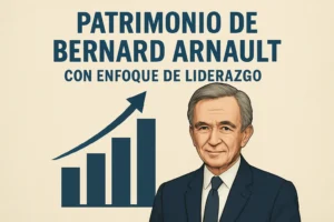 patrimonio de Bernard Arnault con enfoque de liderazgo