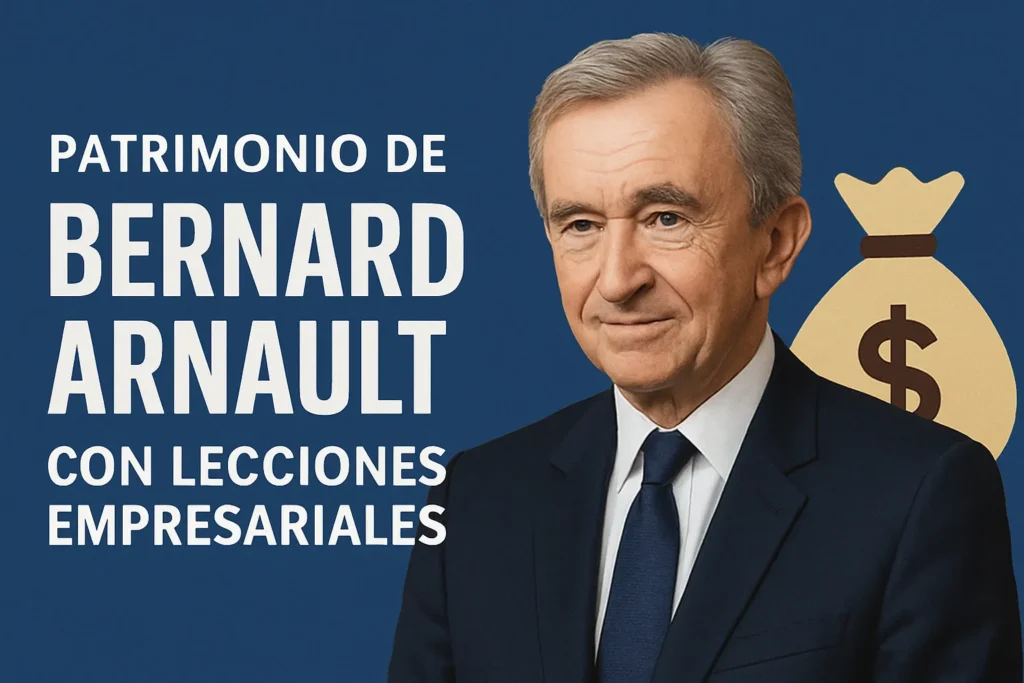 patrimonio de Bernard Arnault con lecciones empresariales