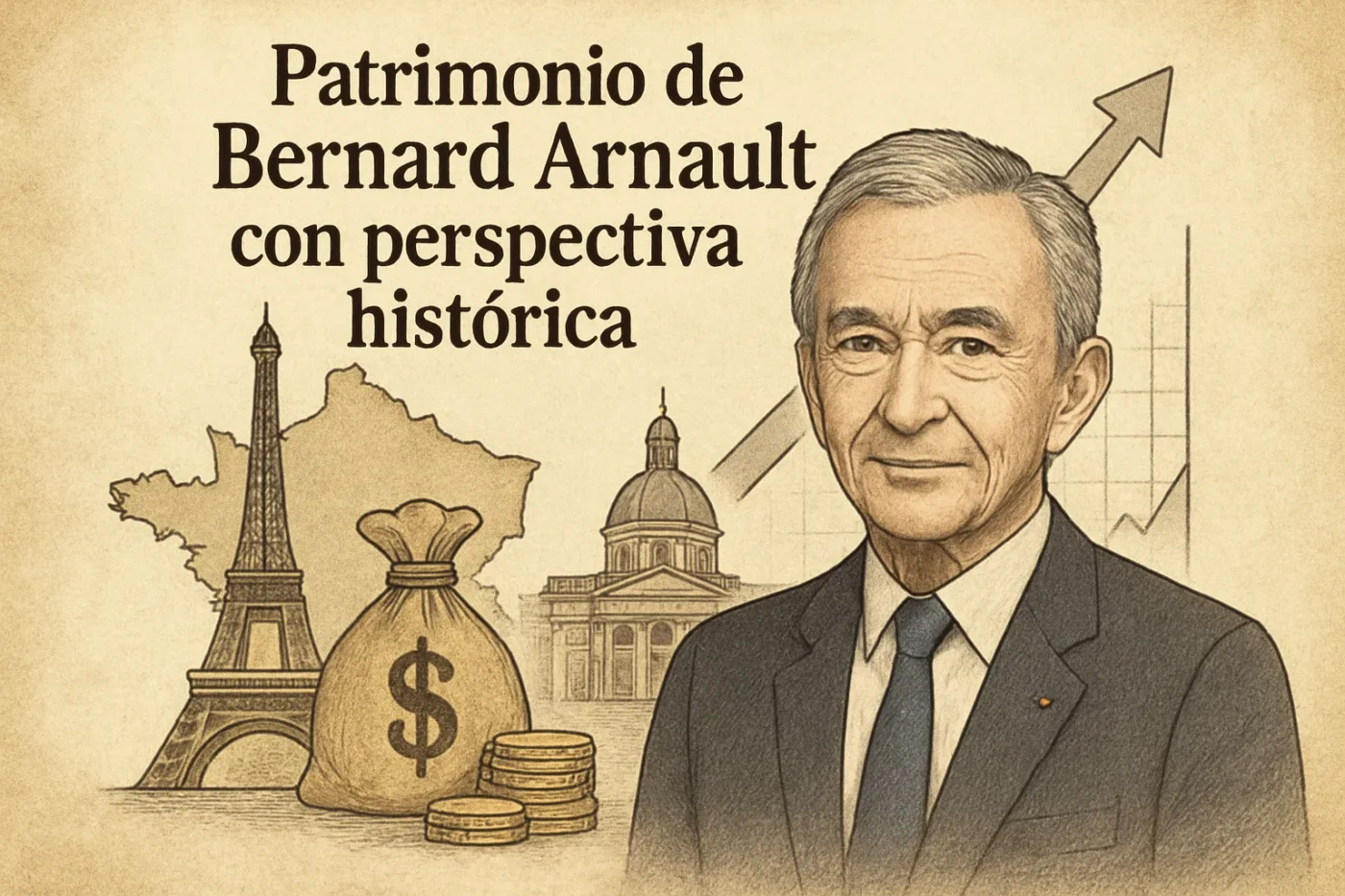 patrimonio-de-Bernard-Arnault-con-perspectiva-historica - Europa News 24h patrimonio de Bernard Arnault con perspectiva histórica