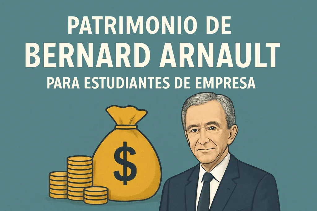 patrimonio de Bernard Arnault para estudiantes de empresa