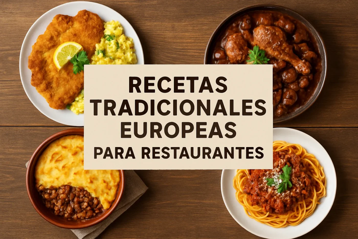 recetas tradicionales europeas para restaurantes
