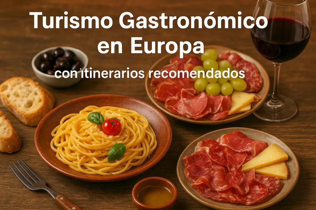 turismo gastronómico en Europa con itinerarios recomendados