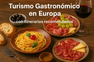 turismo gastronómico en Europa con itinerarios recomendados