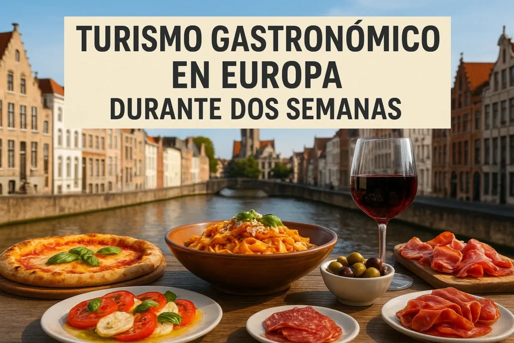 turismo gastronómico en Europa durante dos semanas