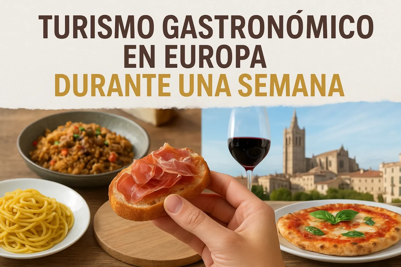 turismo gastronómico en Europa durante una semana