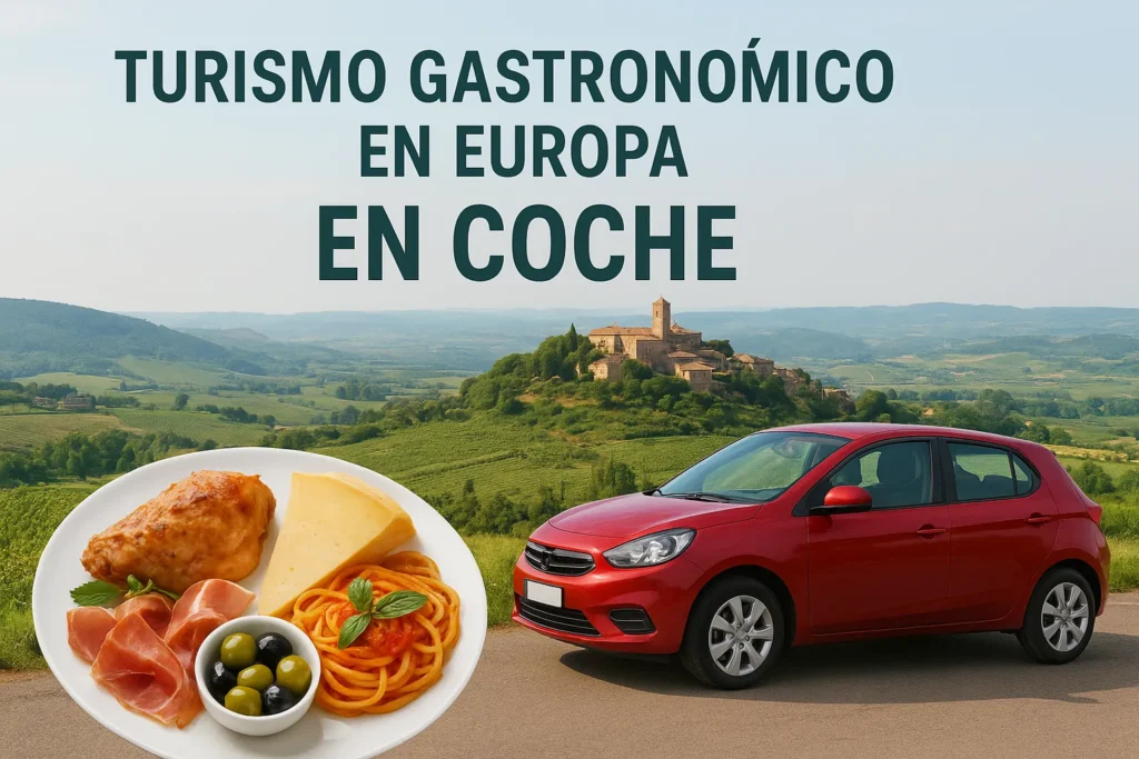 turismo gastronómico en Europa en coche