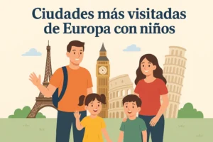 ciudades más visitadas de Europa con niños