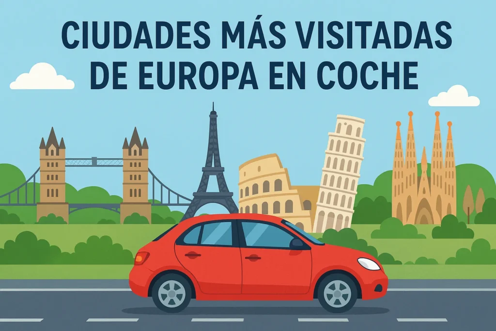 ciudades más visitadas de Europa en coche