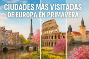 ciudades más visitadas de Europa en primavera