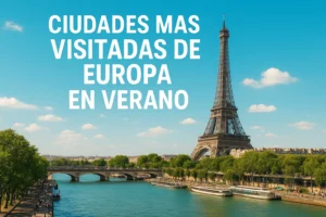 ciudades más visitadas de Europa en verano