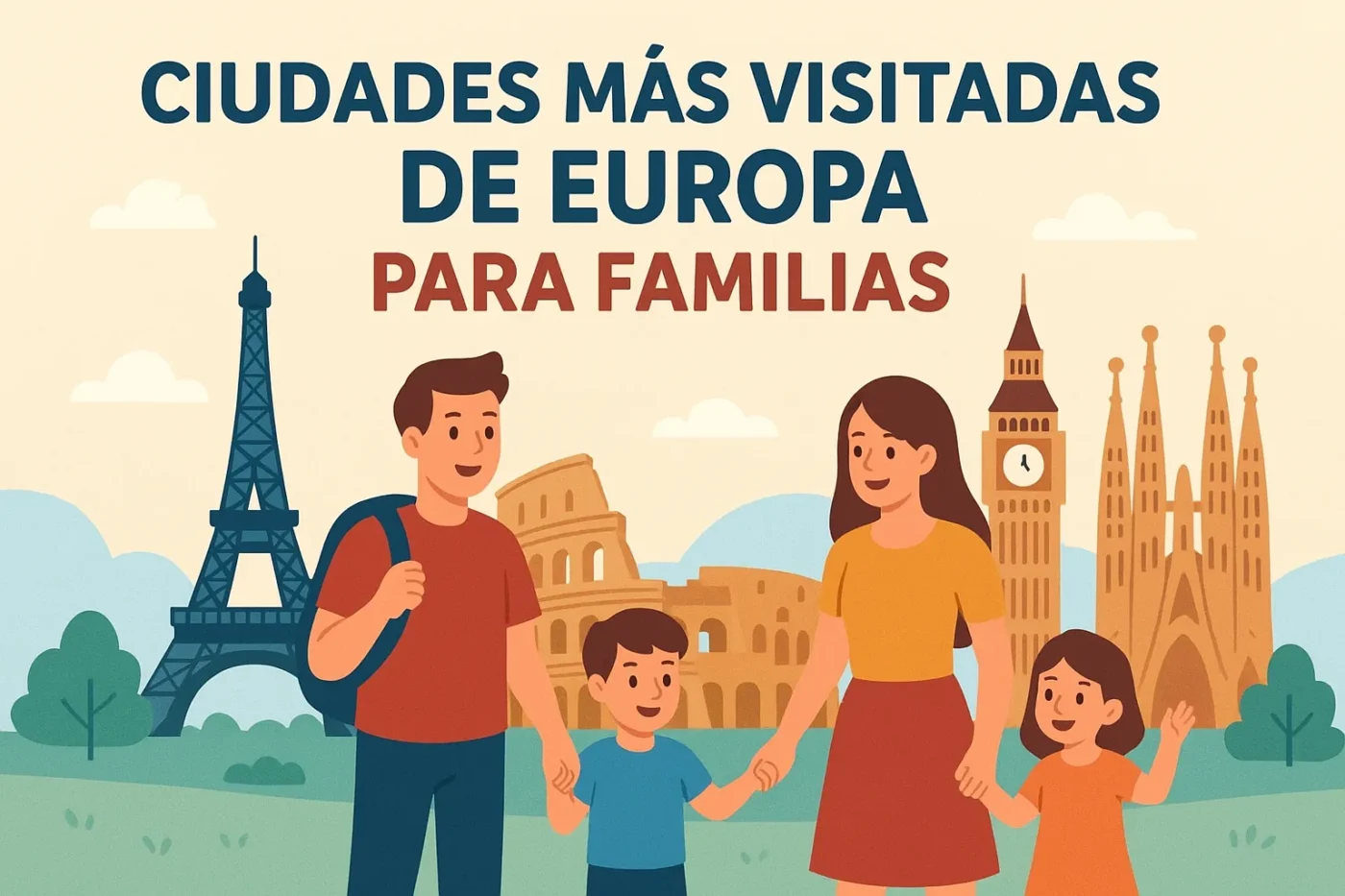 ciudades más visitadas de Europa para familias
