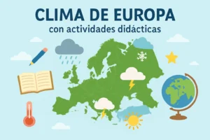 clima de Europa con actividades didácticas