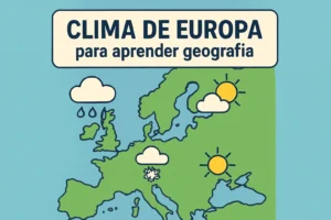 clima de Europa para aprender geografía