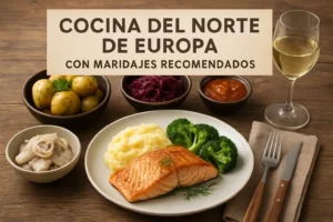 cocina del norte de Europa con maridajes recomendados