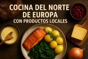 cocina del norte de Europa con productos locales