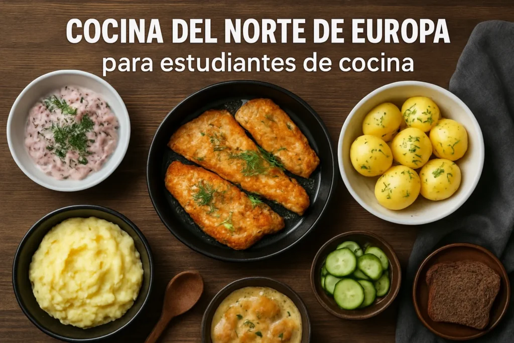 cocina del norte de Europa para estudiantes de cocina