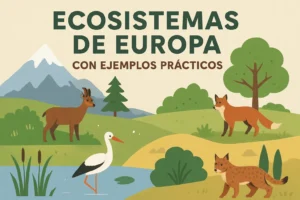 ecosistemas de Europa con ejemplos prácticos