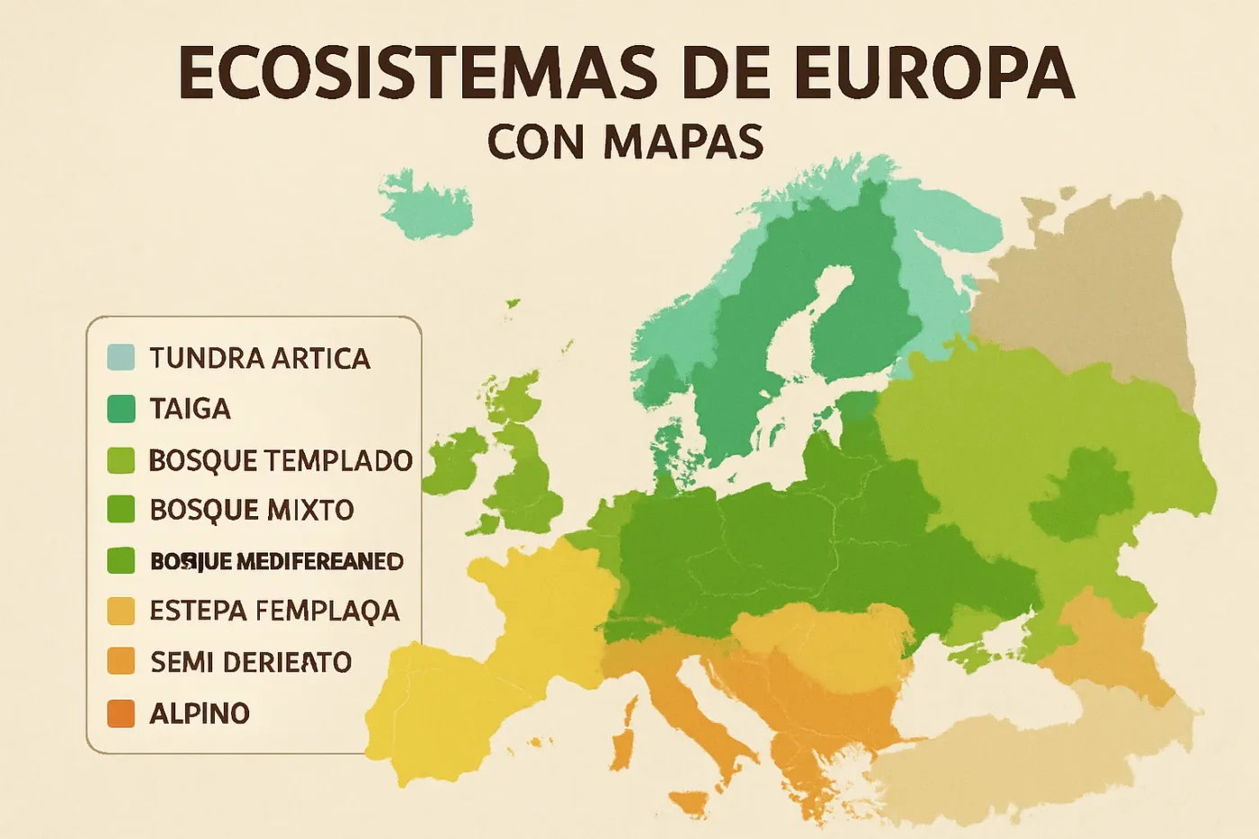 ecosistemas-de-Europa-con-mapas - Europa News 24h ecosistemas de Europa con mapas