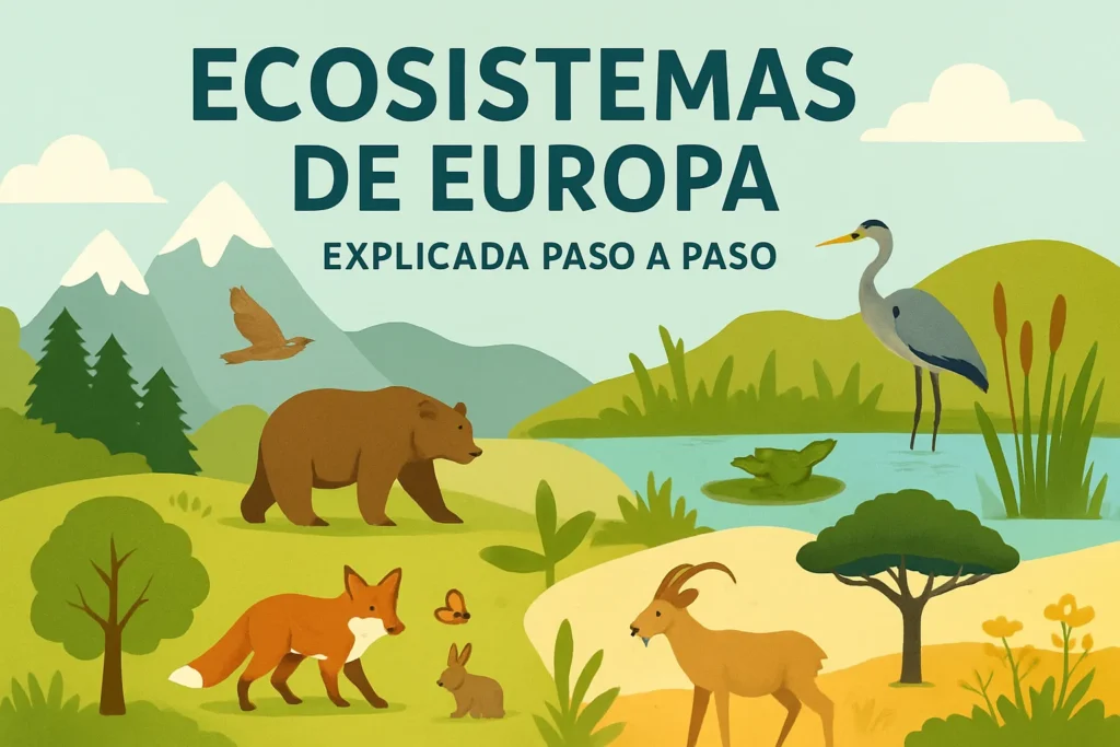ecosistemas de Europa explicada paso a paso