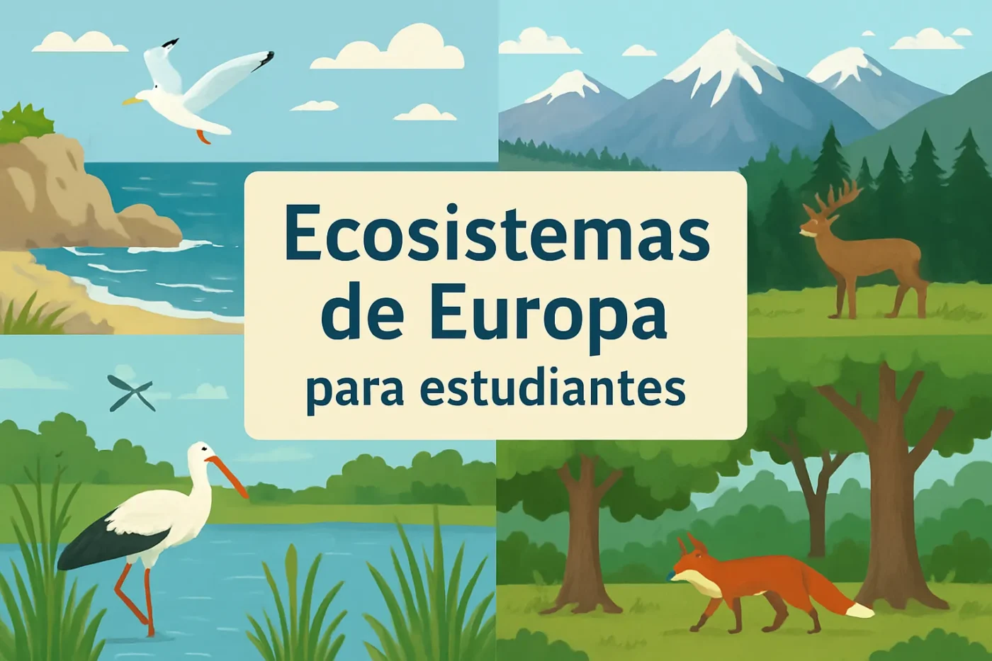 ecosistemas-de-Europa-para-estudiantes - Europa News 24h ecosistemas de Europa para estudiantes