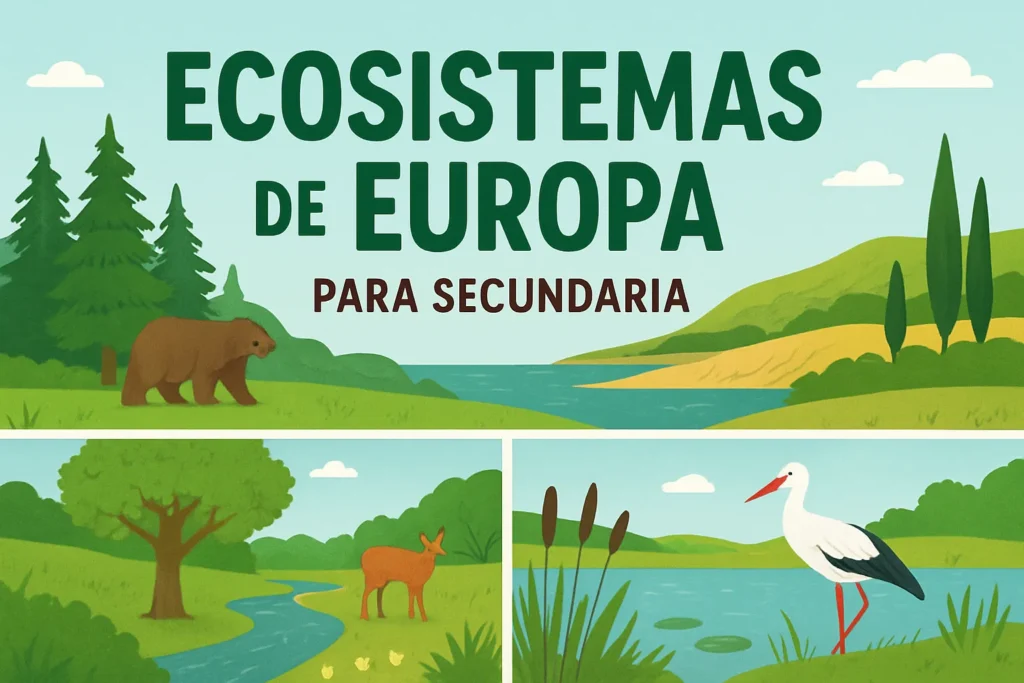 ecosistemas de Europa para secundaria