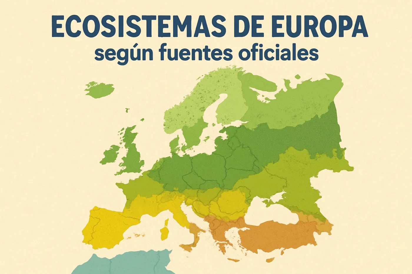 ecosistemas de Europa según fuentes oficiales