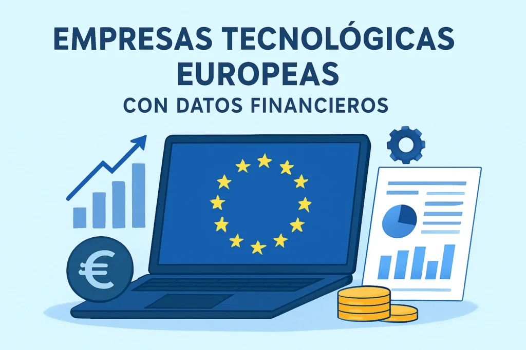 empresas tecnológicas europeas con datos financieros