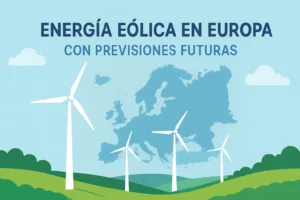 energía eólica en Europa con previsiones futuras