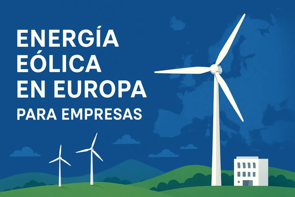 energía eólica en Europa para empresas