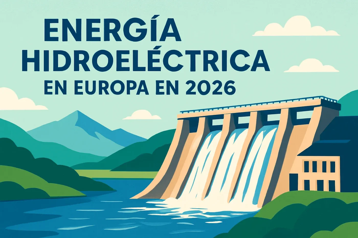 energía hidroeléctrica en Europa en 2026