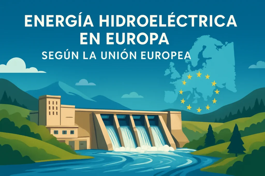 energía hidroeléctrica en Europa según la Unión Europea