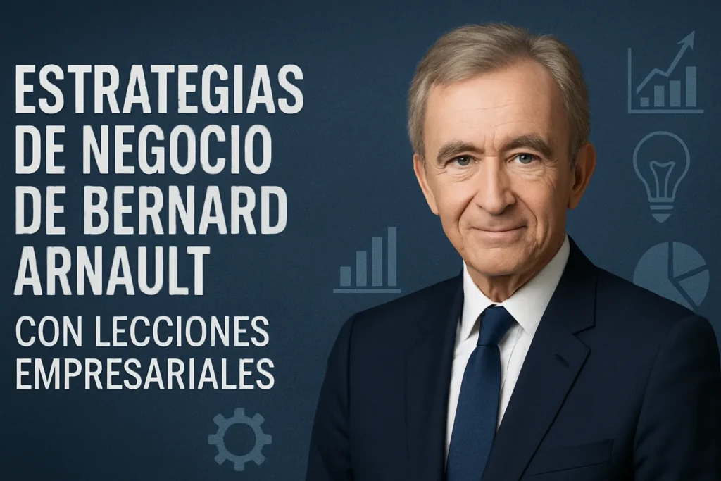 estrategias de negocio de Bernard Arnault con lecciones empresariales